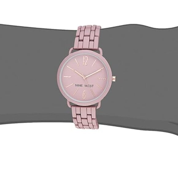 Chic 36mm Women's Rubberized Bracelet Watch with Japanese Quartz Movement - Picture 3 of 4